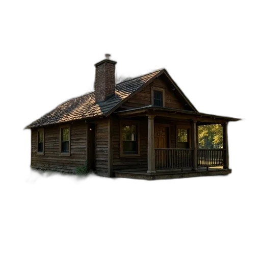 building, furniture, 3d render, photorealistic, concept art, pixel art, rustic, wooden transparent PNG cut-out