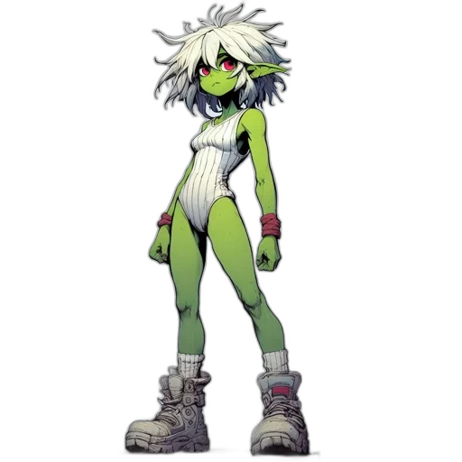 staff, creature, concept art, pixel art, 3d render, fantasy art, green, three transparent PNG cut-out