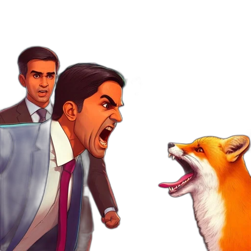 animal, concept art, 3d render, comic book art, cartoon, fire, two, men transparent PNG cut-out