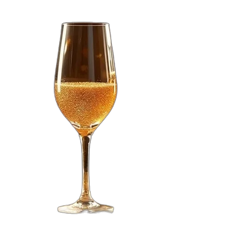 bottle, food, 3d render, golden transparent PNG cut-out