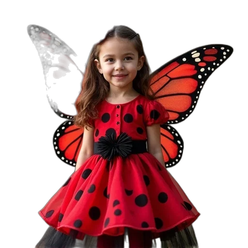 dress, creature, animal, photorealistic, 3d render, concept art, oil painting, red transparent PNG cut-out