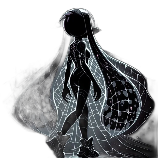dress, robot, mask, dragon, concept art, cyberpunk, pixel art, fantasy art transparent PNG cut-out
