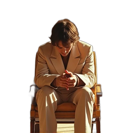 jacket, staff, furniture, photorealistic transparent PNG cut-out
