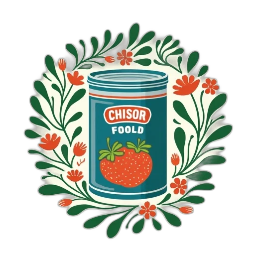 food, crown, furniture, bottle, red, stylized, illustration, can transparent PNG cut-out