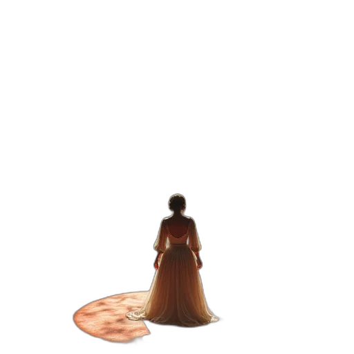 dress, staff, creature, crown, concept art, pixel art, 3d render, fantasy art transparent PNG cut-out