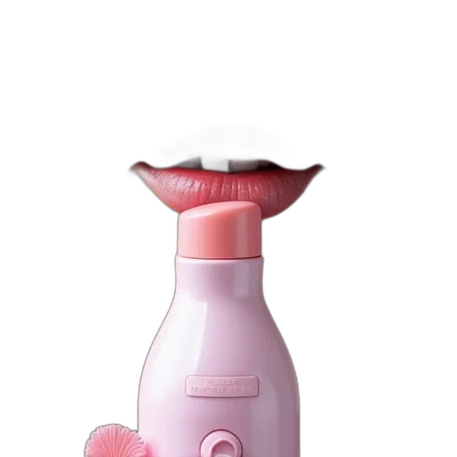 bottle, staff, weapon, robot, 3d render, photorealistic, concept art, vaporwave transparent PNG cut-out
