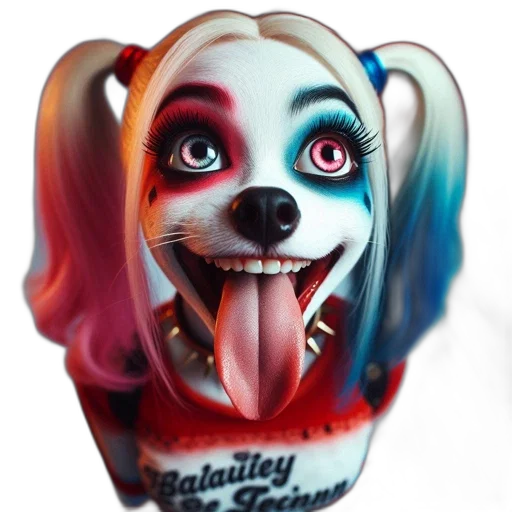 creature, 3d render, photorealistic, concept art, fantasy art, playful, dog-human, hybrid transparent PNG cut-out