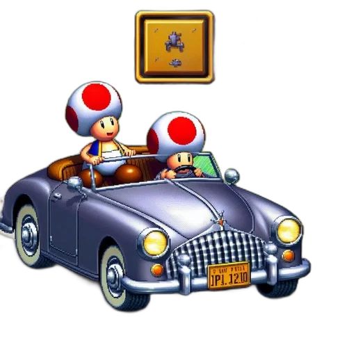 car, crown, weapon, robot, concept art, pixel art, 3d render, super transparent PNG cut-out