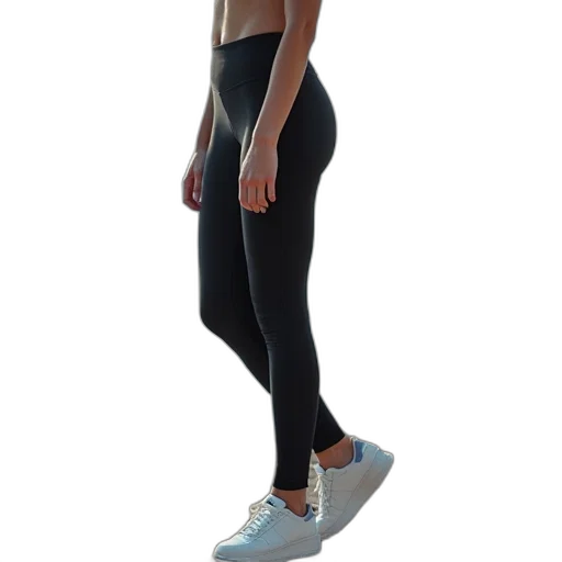 shoes, 3d render, person, adidas, leggings, standing, dock transparent PNG cut-out