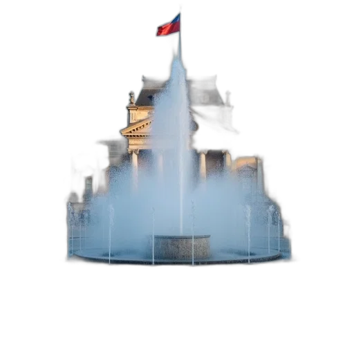 crown, building, hat, staff, 3d render, concept art, photorealistic, pixel art transparent PNG cut-out