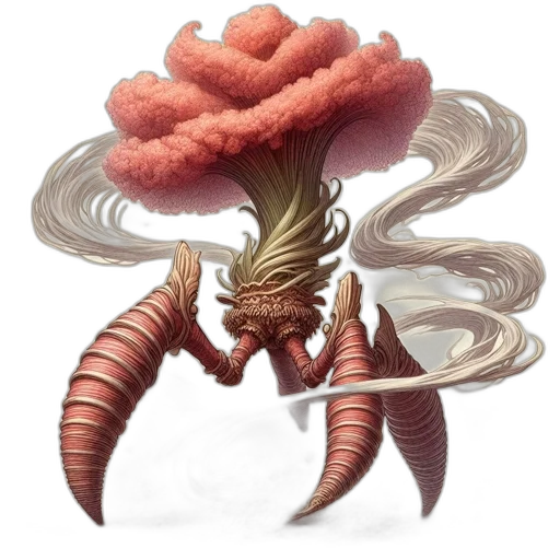 creature, hair, dragon, hat, concept art, fantasy art, pixel art, red transparent PNG cut-out