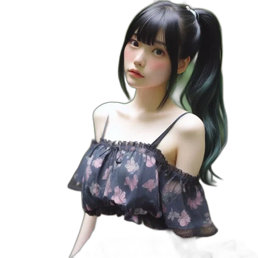 dress, mask, photorealistic, 3d render, concept art, fantasy art, green, monochrome transparent PNG cut-out