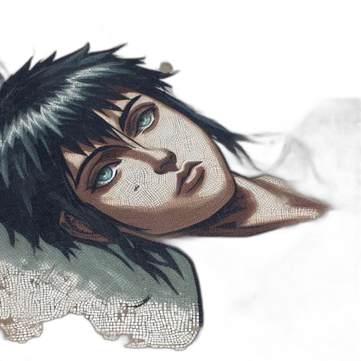 face, mask, creature, watercolor, fantasy art, concept art, photorealistic, outer space transparent PNG cut-out