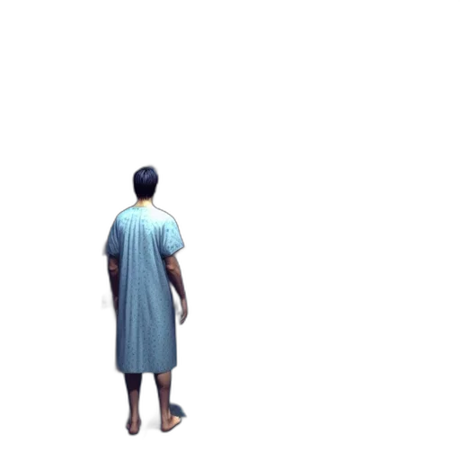 dress, staff, creature, robot, 3d render, concept art, pixel art, vaporwave transparent PNG cut-out