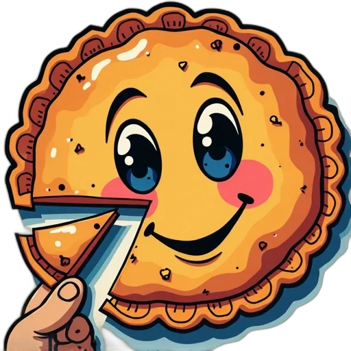 food, face, happy, day, pop, art, style, poster transparent PNG cut-out