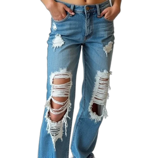 jacket, denim, jeans, bleached transparent PNG cut-out