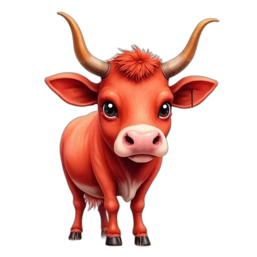 animal, face, photorealistic, 3d render transparent PNG cut-out