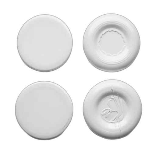 jewelry, food, 3d render, photorealistic, monochrome, set, four, white transparent PNG cut-out