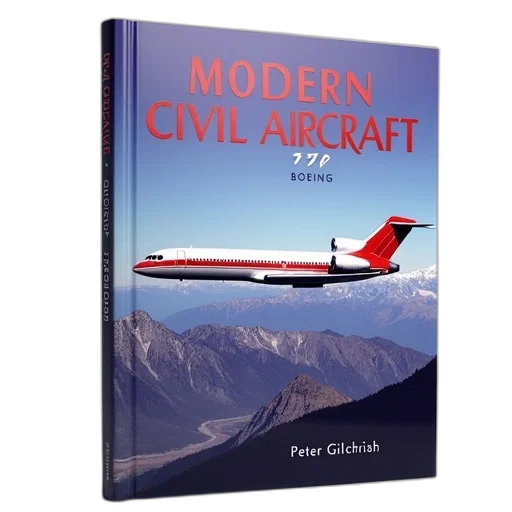 cover, book, modern, civil, aircraft, 727, boeing, peter transparent PNG cut-out