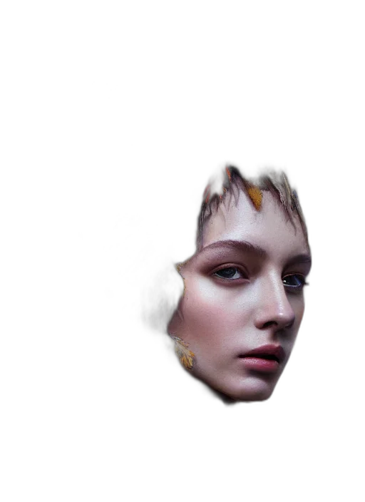 face, robot, crown, hair transparent PNG cut-out