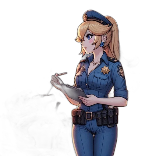 staff, weapon, jacket, dress, concept art, cartoon, comic book art, anime transparent PNG cut-out
