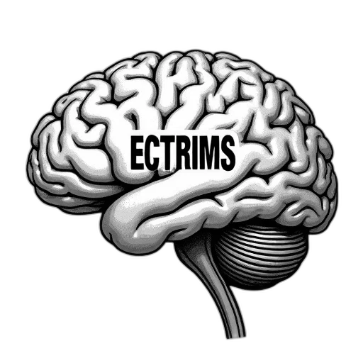 second, image, stylized, illustration, brain, complex, network, neurons transparent PNG cut-out