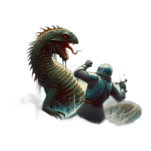 dragon, creature, animal, concept art, fantasy art, pixel art, 3d render, fire transparent PNG cut-out