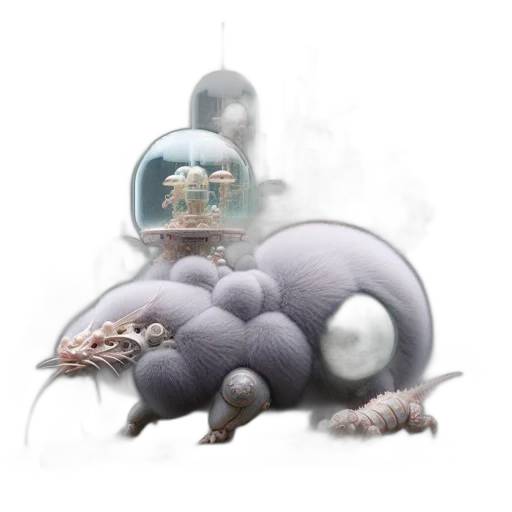 dragon, creature, robot, animal, concept art, fantasy art, 3d render, photorealistic transparent PNG cut-out