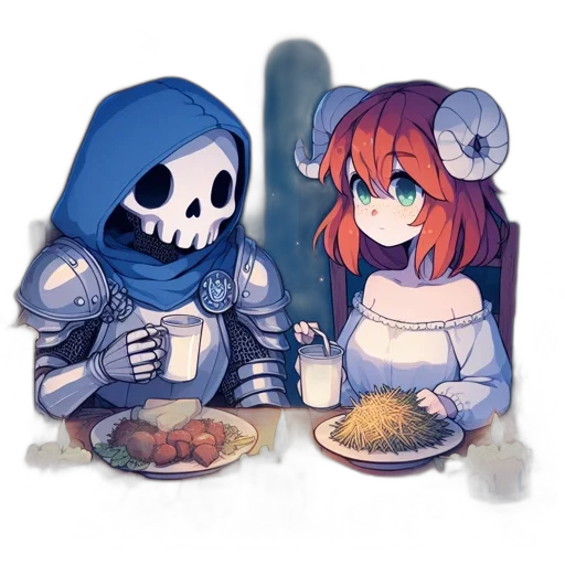 food, robot, pixel art, concept art, watercolor, anime, fire, outer space transparent PNG cut-out
