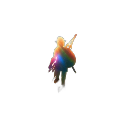 dragon, creature, umbrella, jacket, pixel art, 3d render, concept art, vaporwave transparent PNG cut-out