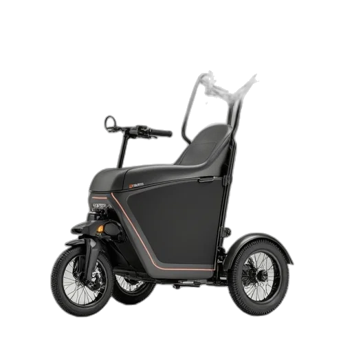 3d render, samsont, sidekick, carry, wheels transparent PNG cut-out