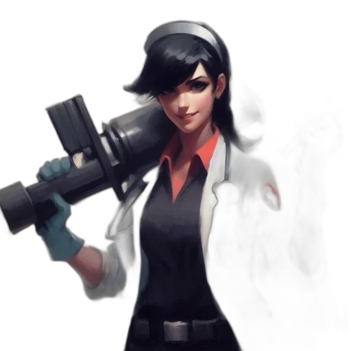staff, weapon, robot, face, concept art, pixel art, fantasy art, comic book art transparent PNG cut-out