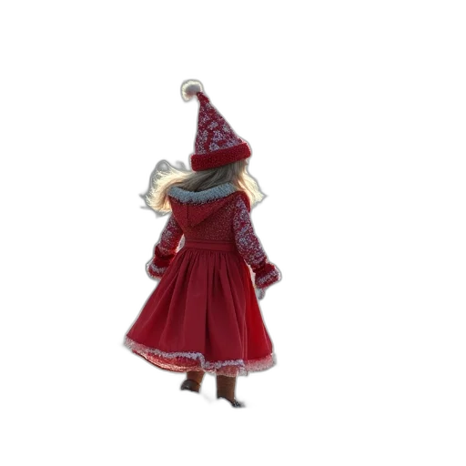 hat, dress, staff, mask transparent PNG cut-out