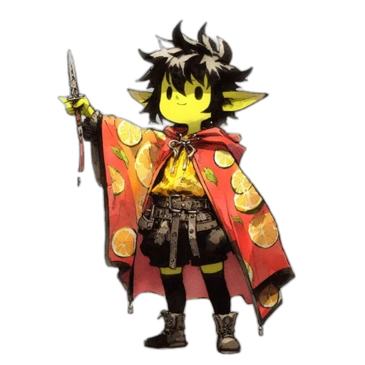staff, weapon, sword, jacket, concept art, pixel art, fantasy art, anime transparent PNG cut-out