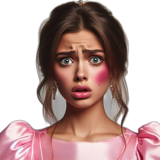 face, mask, dress, jewelry, photorealistic, cartoon, concept art, oil painting transparent PNG cut-out