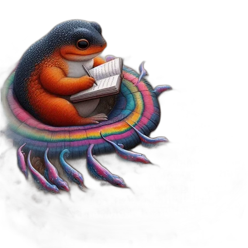 creature, animal, mask, dragon, concept art, watercolor, 3d render, photorealistic transparent PNG cut-out