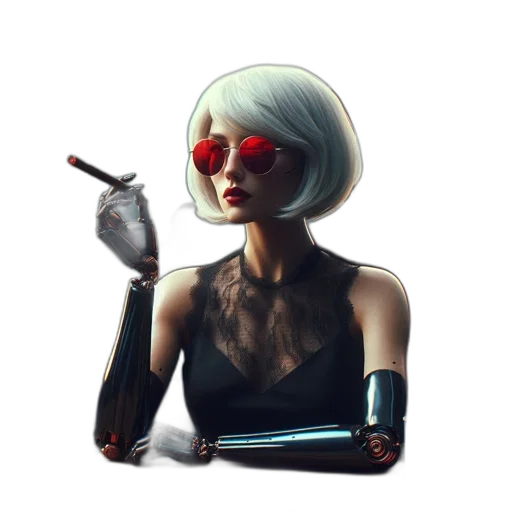 mask, robot, face, staff, cyberpunk, concept art, comic book art, pixel art transparent PNG cut-out