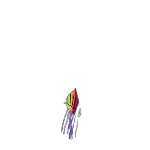 staff, umbrella, flower, hair, pixel art, concept art, 3d render, watercolor transparent PNG cut-out