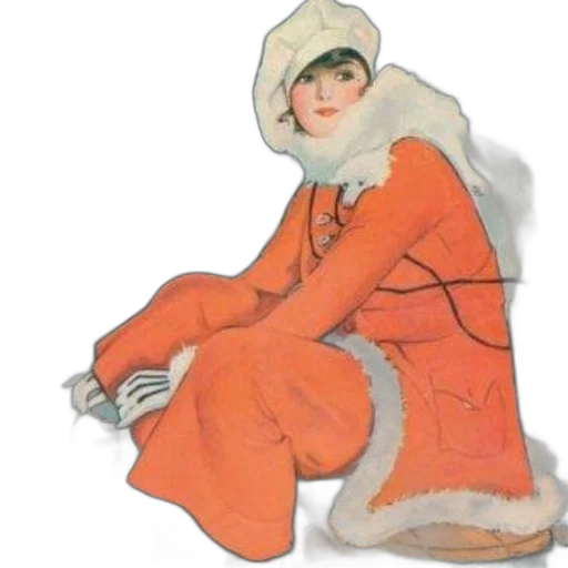 jacket, dress, hat, face, concept art, watercolor, photorealistic, oil painting transparent PNG cut-out