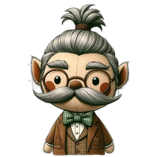 staff, mask, cartoon, concept art, fantasy art, comic book art, unusual, humanoid transparent PNG cut-out