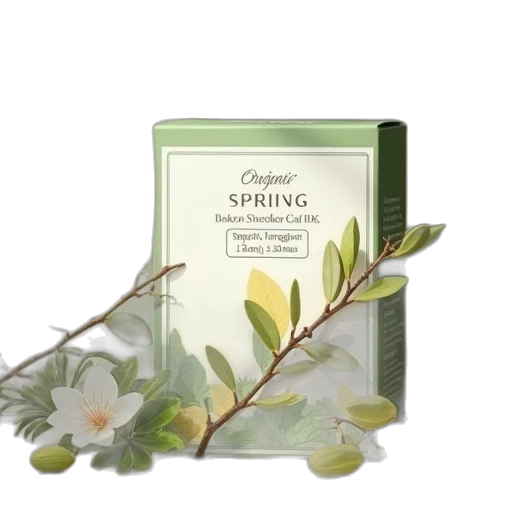 box, organic, spring, jasmine transparent PNG cut-out