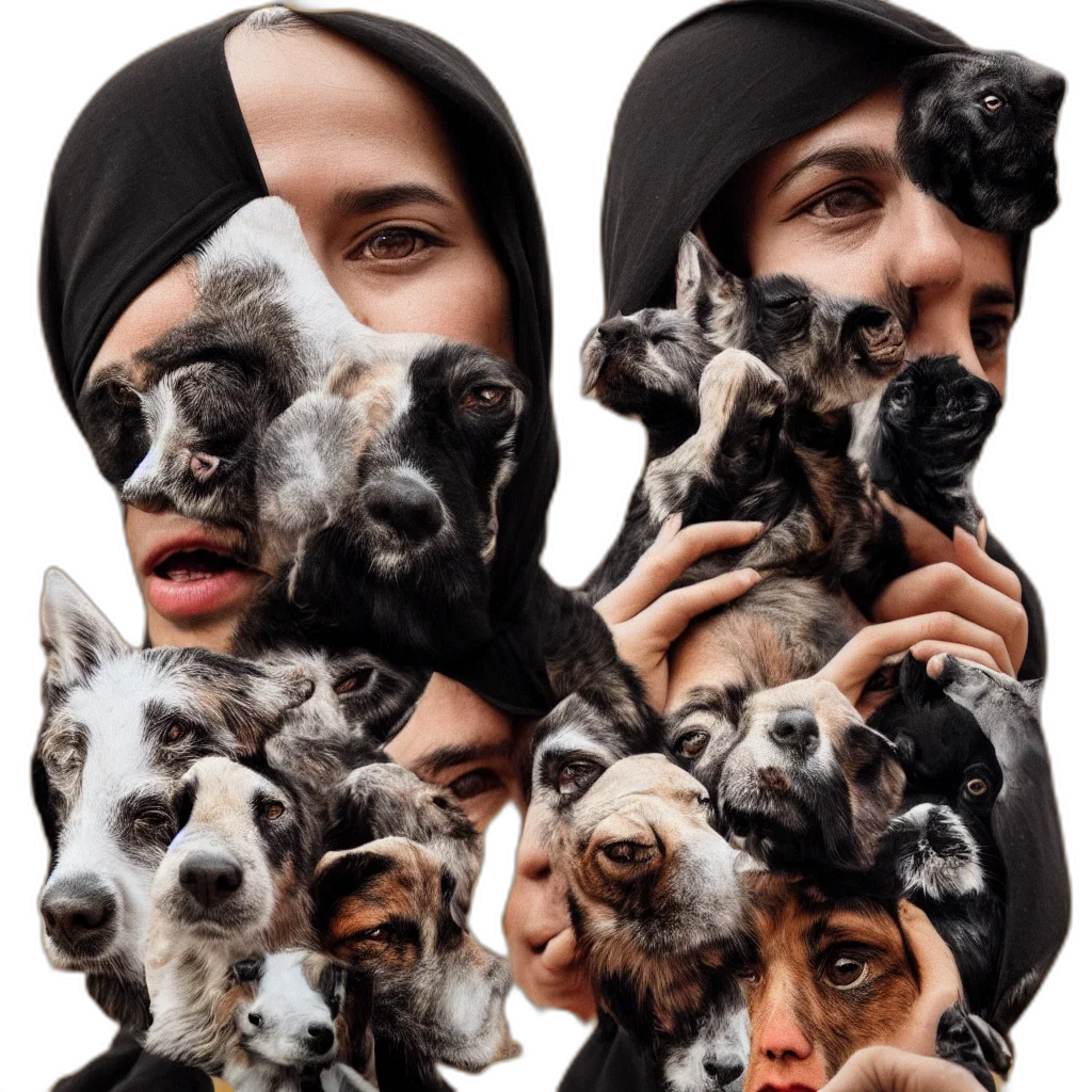 mask, face, animal, hat transparent PNG cut-out