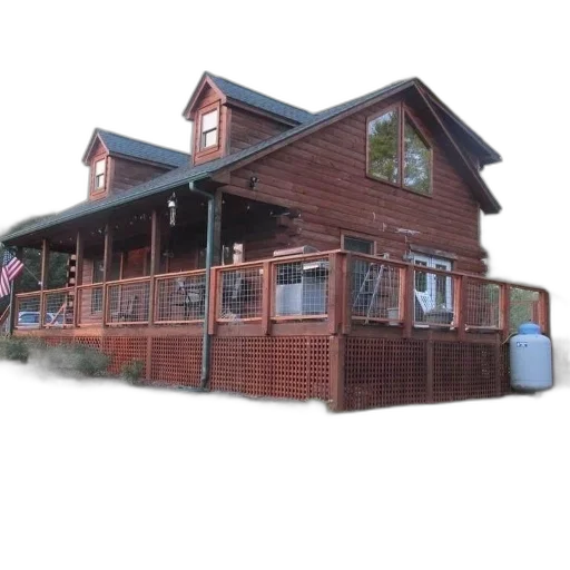 building, staff, 3d render, photorealistic, concept art, fog, cozy, log transparent PNG cut-out
