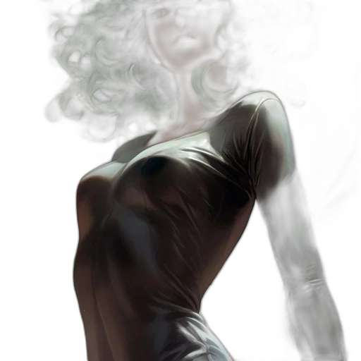 dress, mask, jewelry, face, comic book art, concept art, fantasy art, photorealistic transparent PNG cut-out