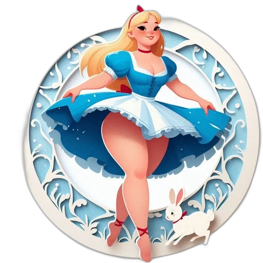 dress, concept art, fantasy art, 3d render, pixel art, blonde, woman, blue transparent PNG cut-out