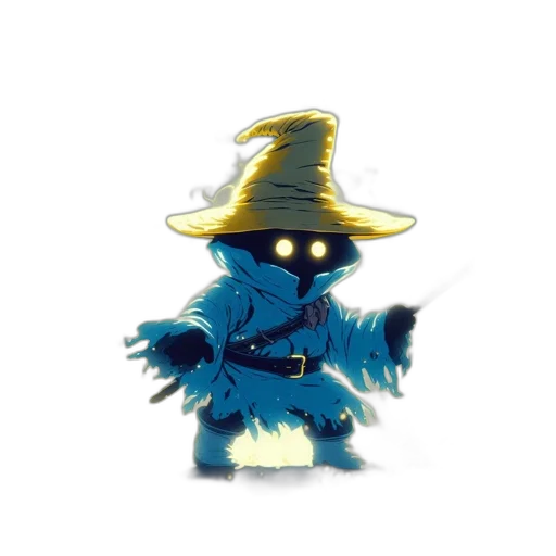 staff, hat, creature, dragon, concept art, fantasy art, 3d render, pixel art transparent PNG cut-out