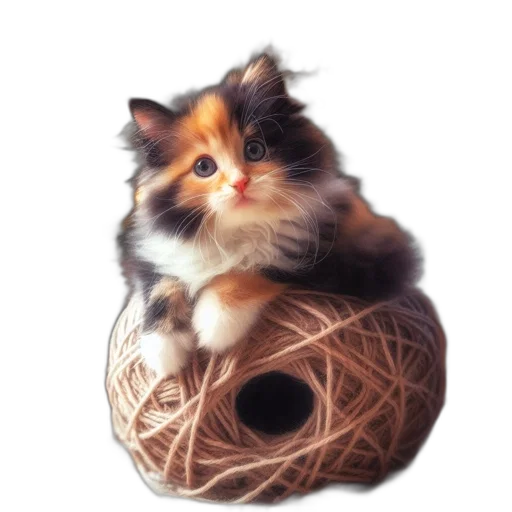 animal, creature, hair, hat, photorealistic, 3d render, oil painting, pixel art transparent PNG cut-out