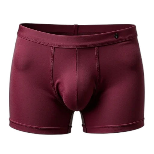 pair, maroon-colored, briefs, textured, pattern, fabric, have, waistband transparent PNG cut-out