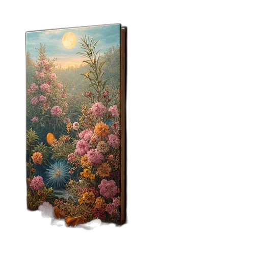 oil painting, fantasy art, photorealistic, concept art, underwater, forest, sunset, pastel transparent PNG cut-out