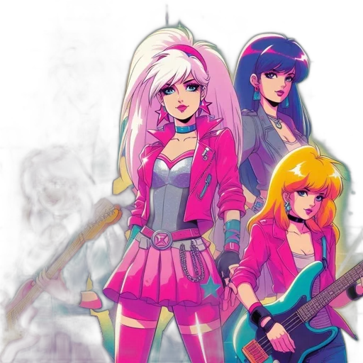 comic book art, concept art, anime, fantasy art, neon lights, neon, colorful, pastel transparent PNG cut-out